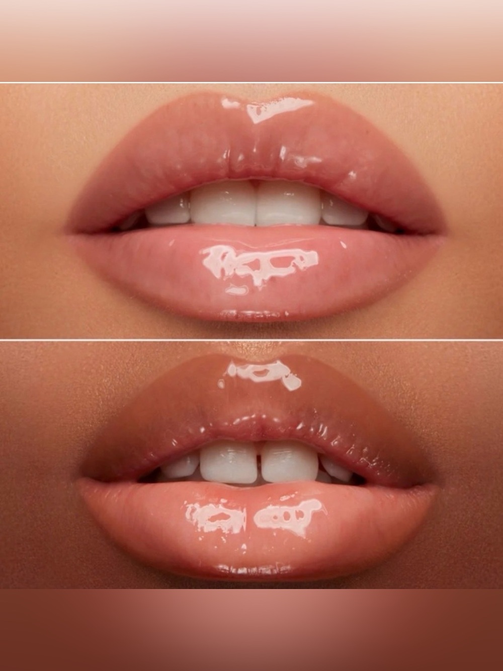 Opaque High-Shine Liquid Lipstick *Deep Nude* Lip Gloss Mally Beauty ~ New